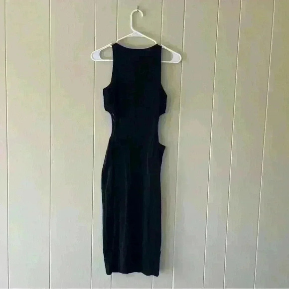 Bar lll Womens Sleeveless Cut- Out Bodycon Dress Deep Black Size XS NWT - Picture 5 of 14